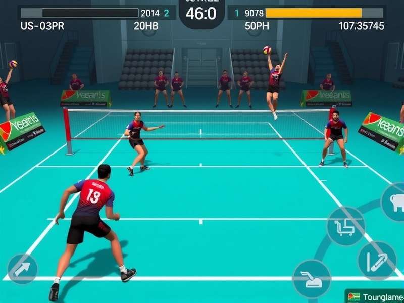 Indian Volley Challenge gameplay screenshot